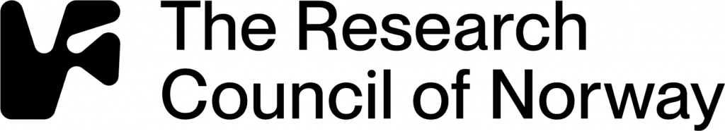 Logo The Research Council of Norway in black on a white background, representing the official branding of the Research Council of Norway.