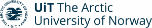 Arctic Frontiers - UiT The Arctic University of Norway logo with circular text and stylised graphic on the left, featured among Arctic Frontier partner logos.