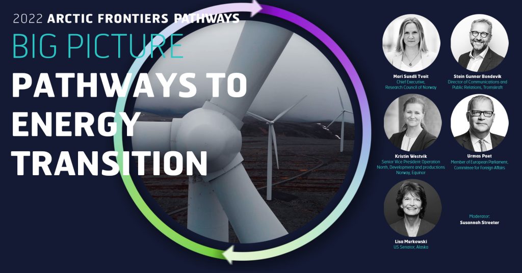 Image reads "Pathways to Energy Transition"